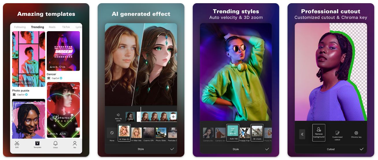 CapCut mobile video editor