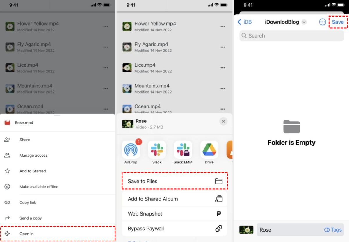 How to download movies from Google Drive to your iPhone?