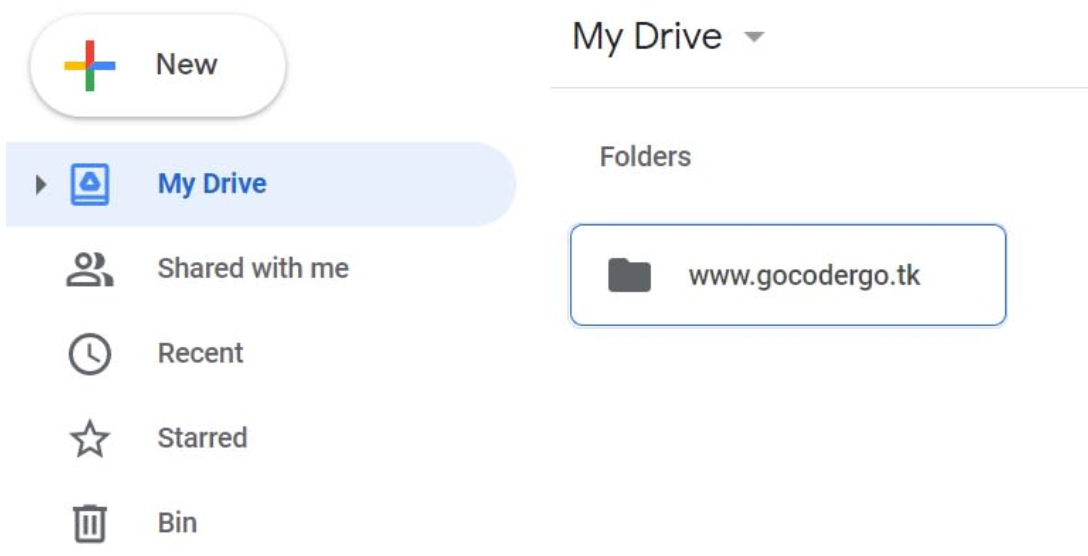 How to use Google Drive web hosting?