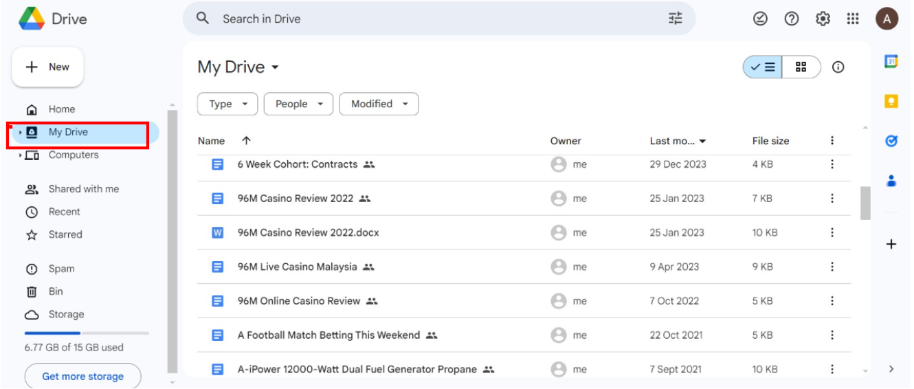 How to back up files on Google Drive?