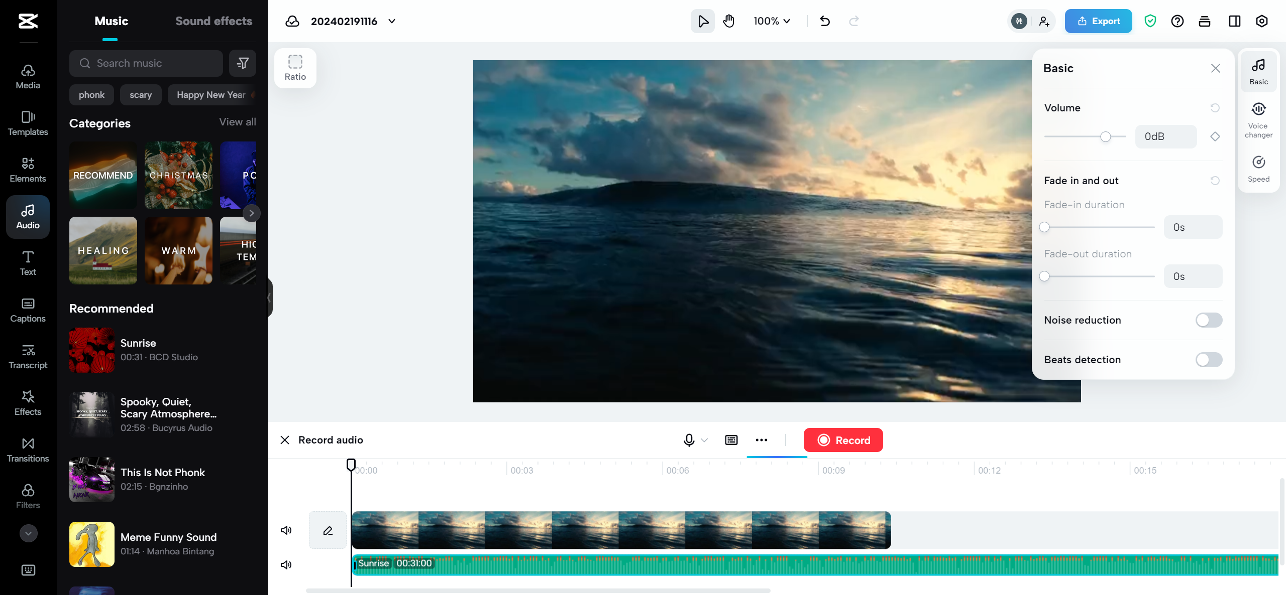 The ultimate studio-grade audio recorder: CapCut 