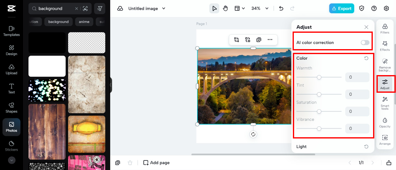 change the png photo color