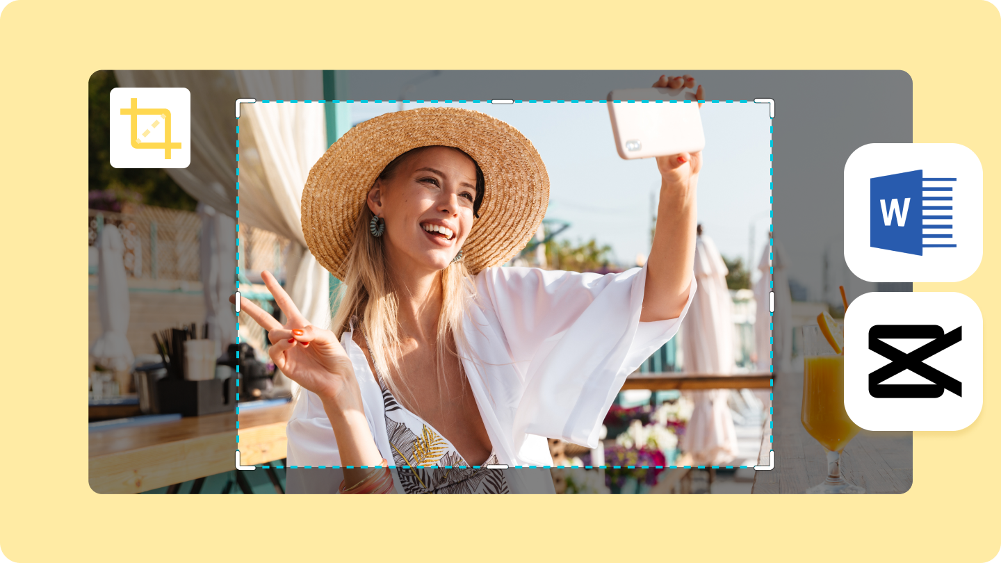 how to crop a photo in word