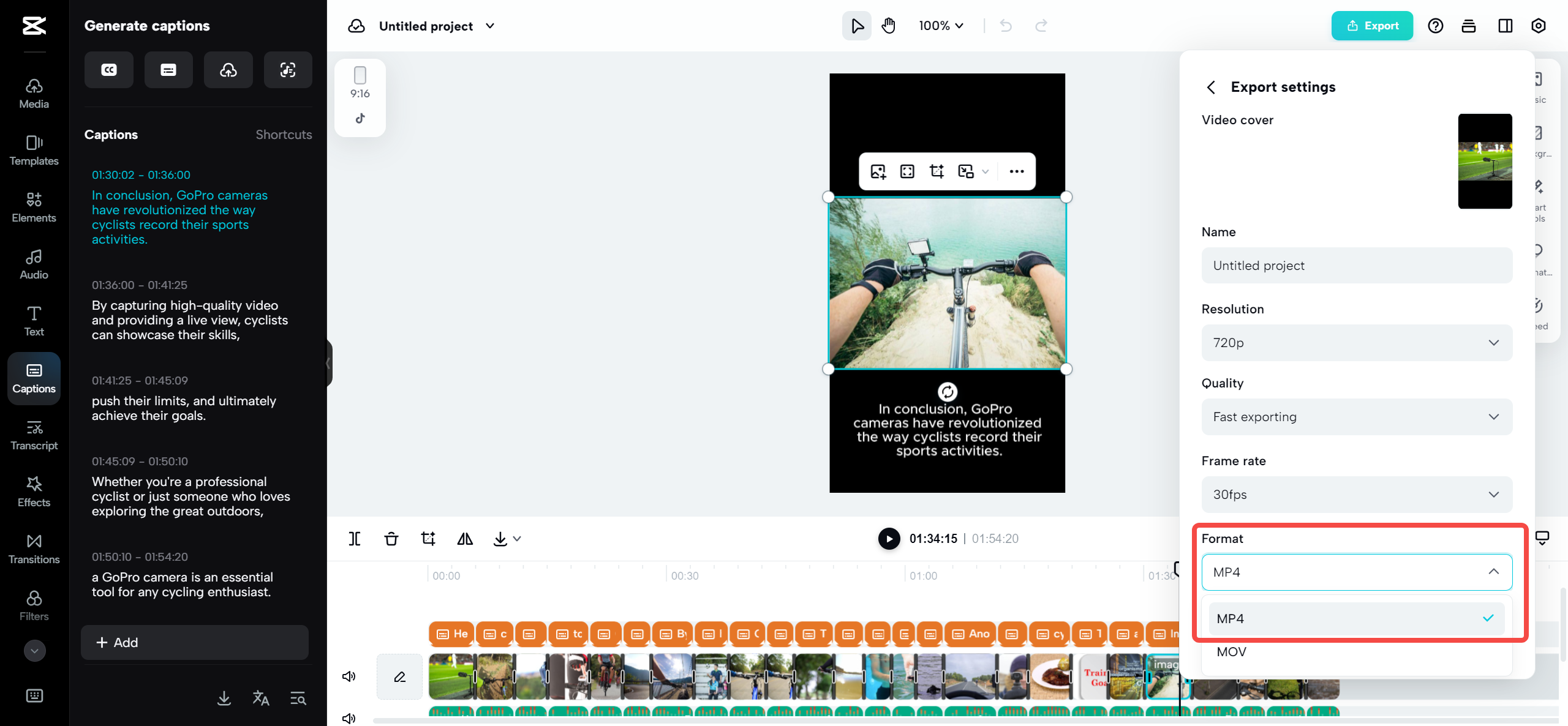 CapCut online video editor