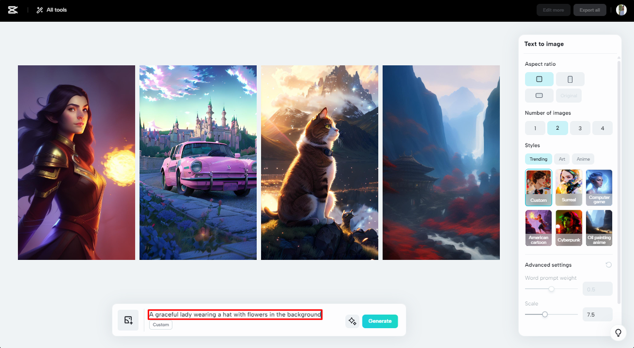 Insert the word prompt