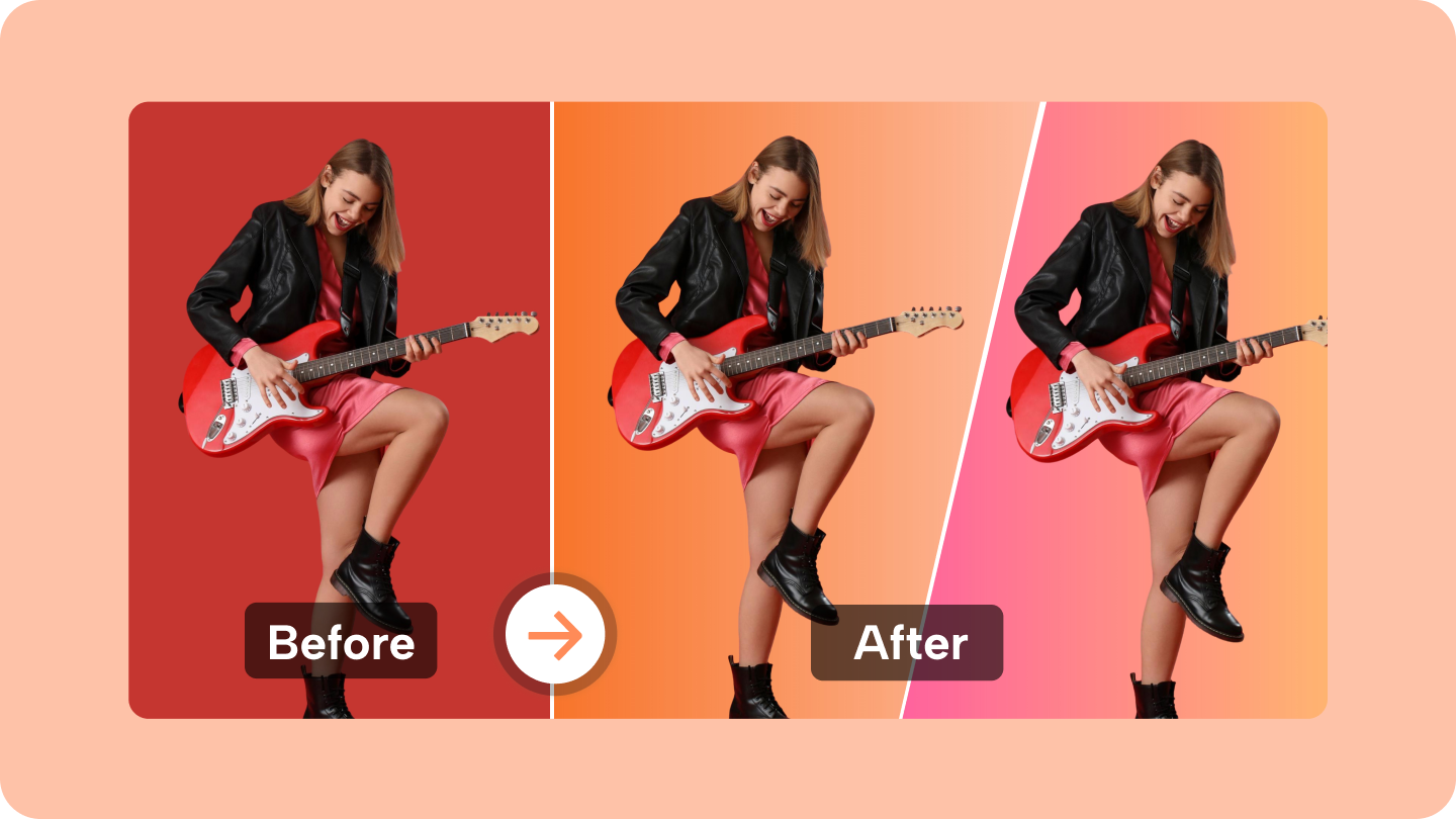 photo background colour changer