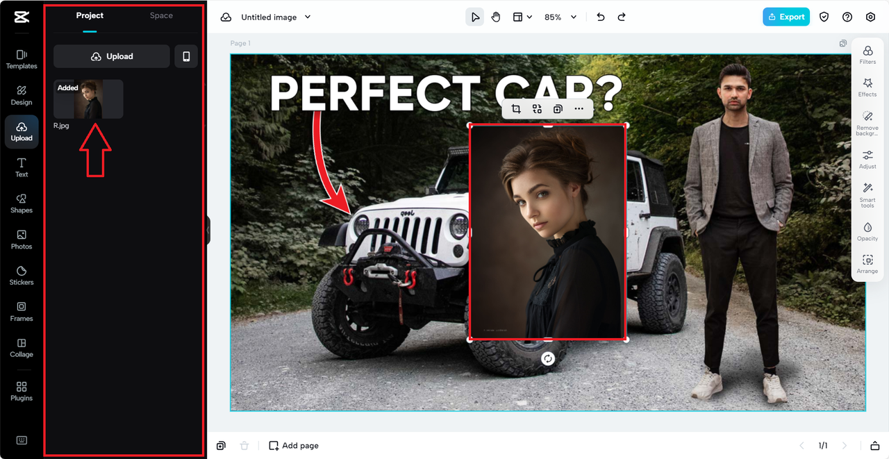 incorporating text and other elements