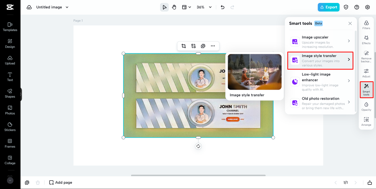 image style transfer