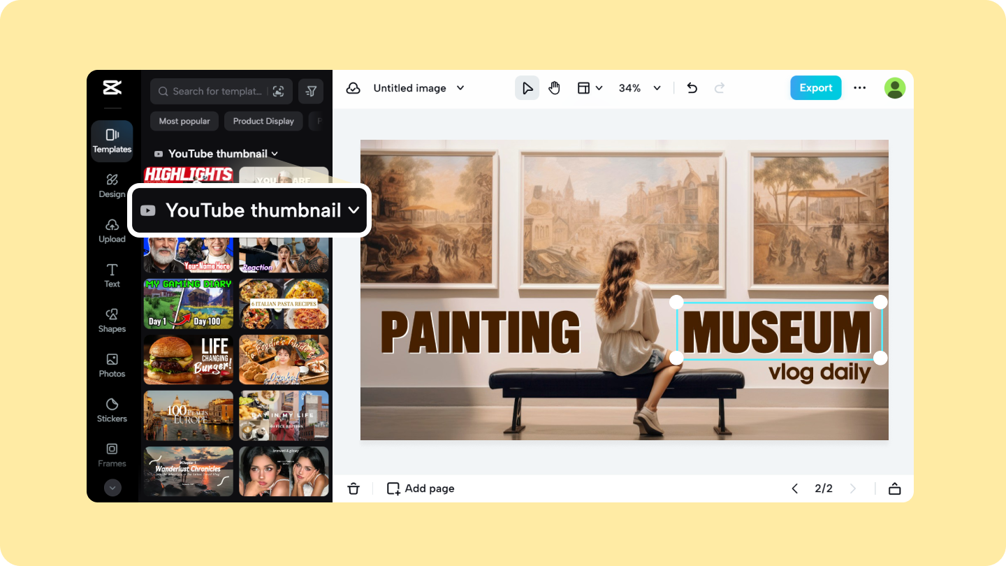 how to create thumbnails for youtube
