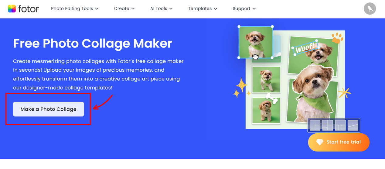 make a photo collage