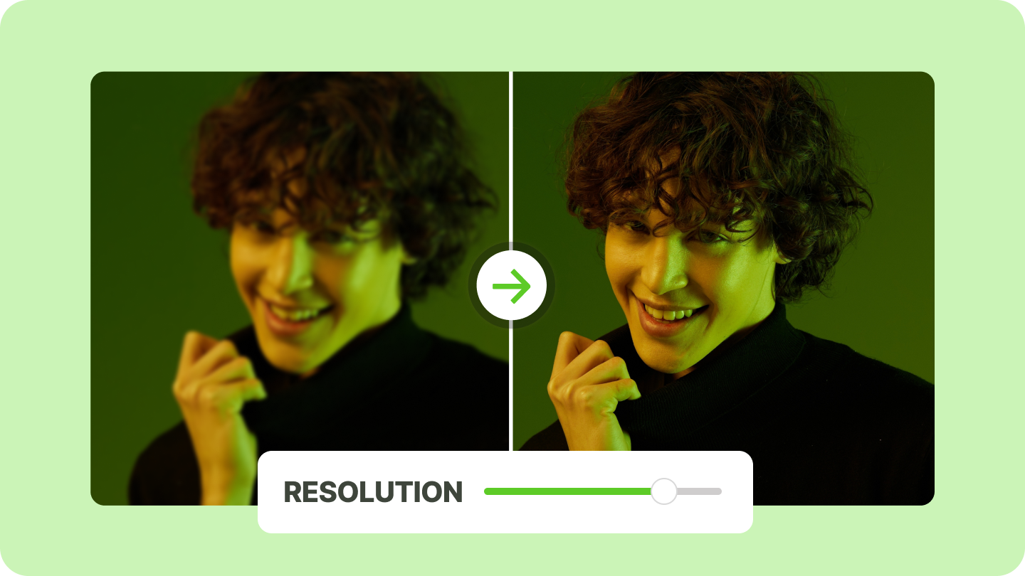 Cambiar la resolución de la imagen en línea