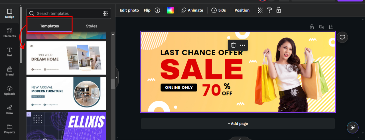 Personalize the template