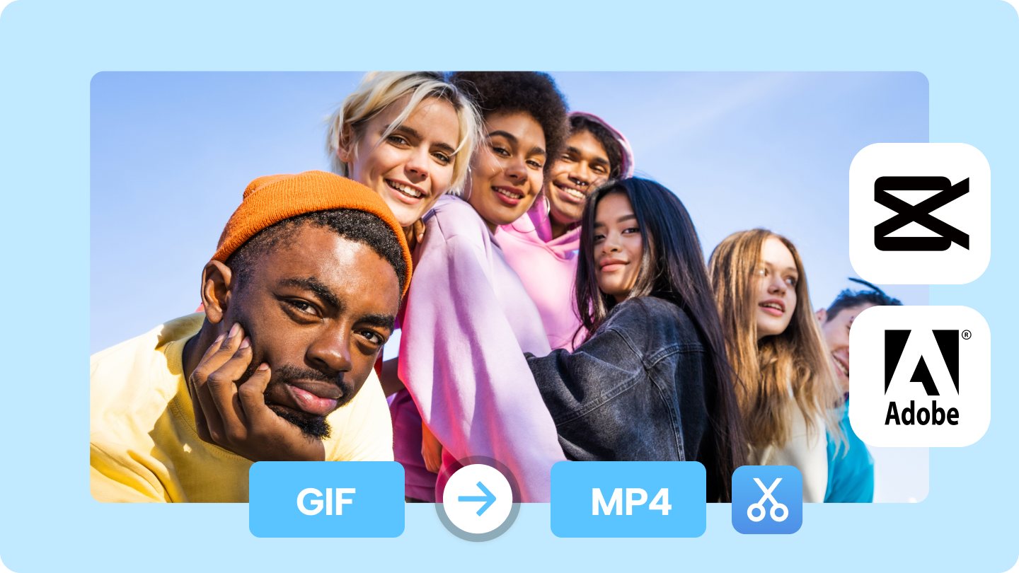 أفضل أدوبي GIF لتحويل MP4 - تحويل GIF إلى MP4 بسهولة