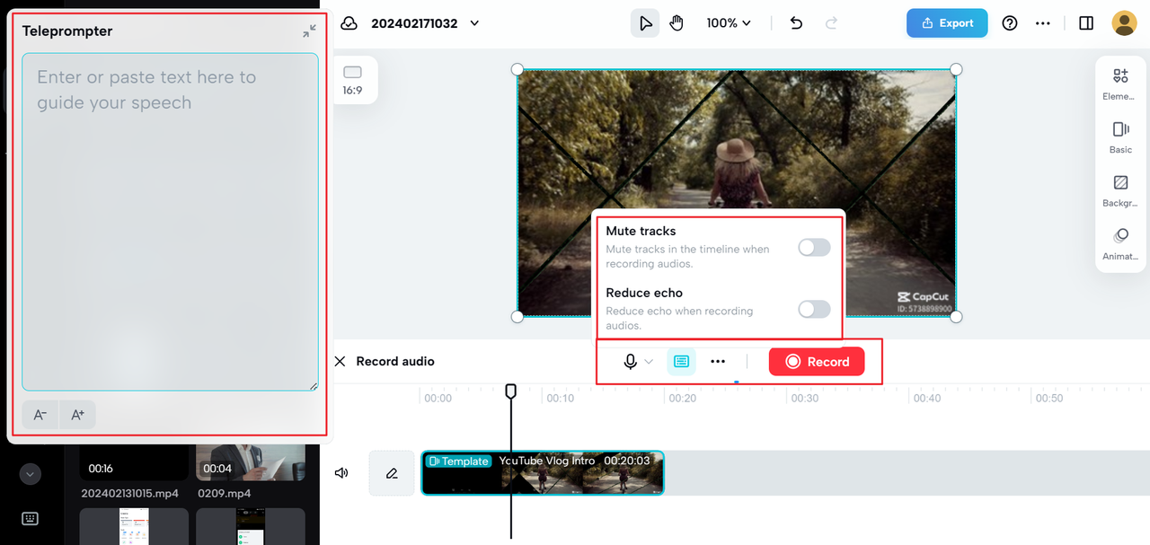 How to record on the CapCut online video editor, the best free audio recording and editing software