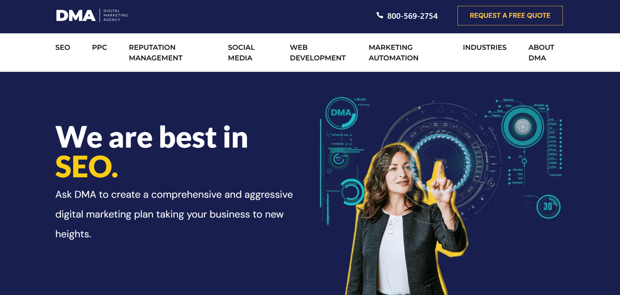 Digital Marketing Agency YouTube management company homepage