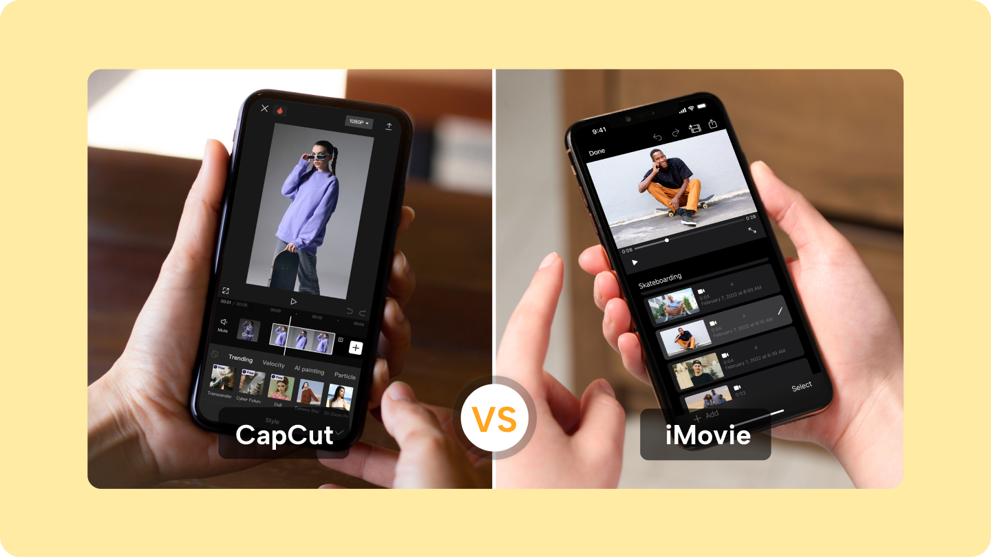 CapCut vs iMovie: Explore o editor de vídeo avançado e amigável ao orçamento 