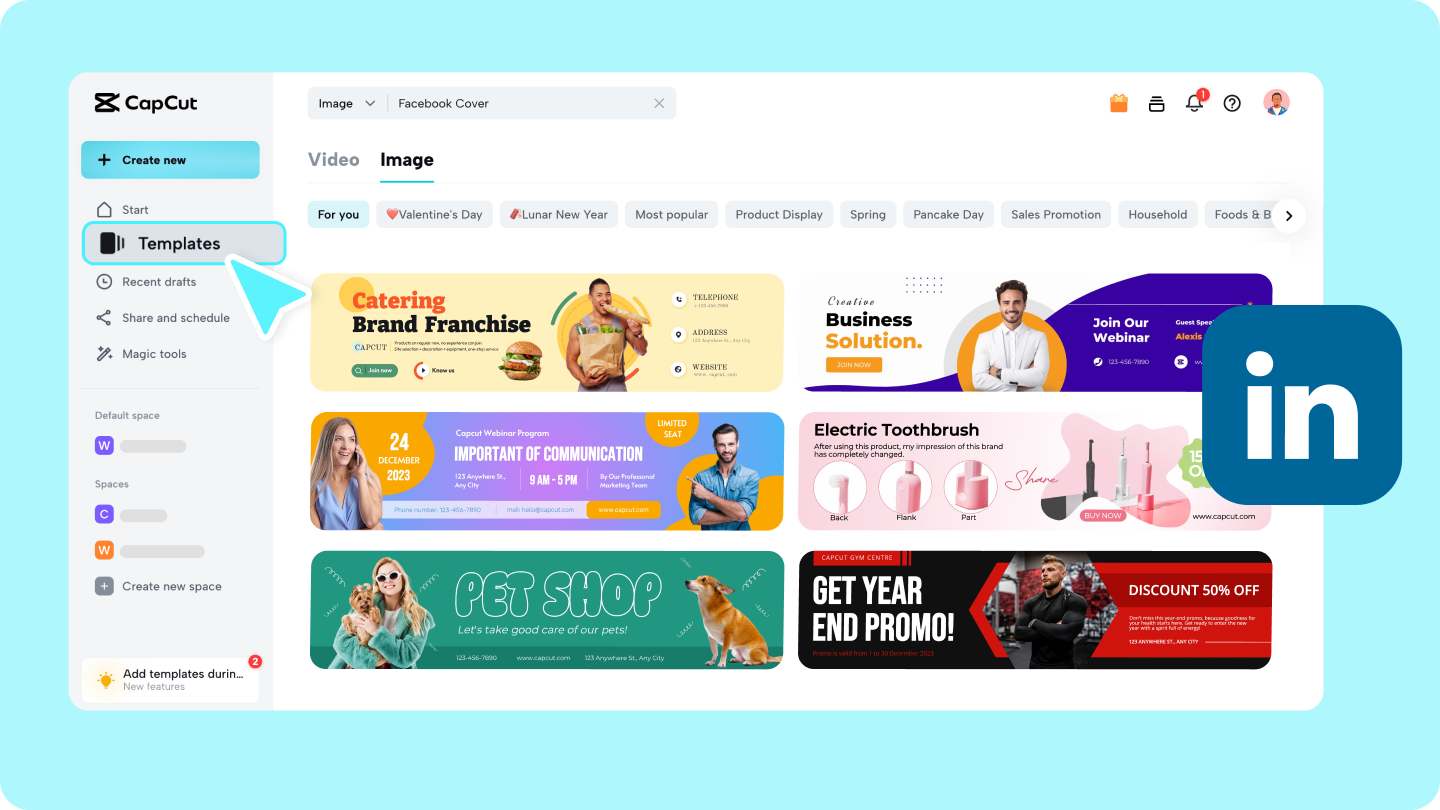  Modèle de bannière LinkedIn