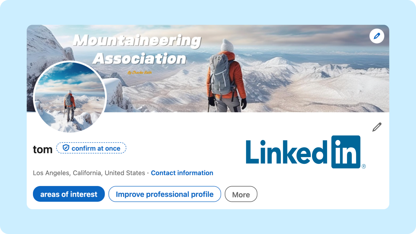 Trabalhos LinkedIn profile banner: 