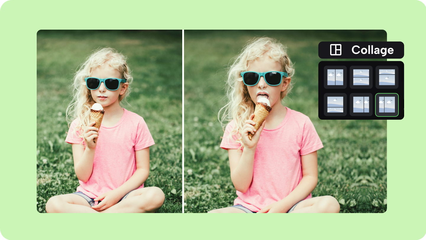 cách cắt hai bức ảnh với nhau