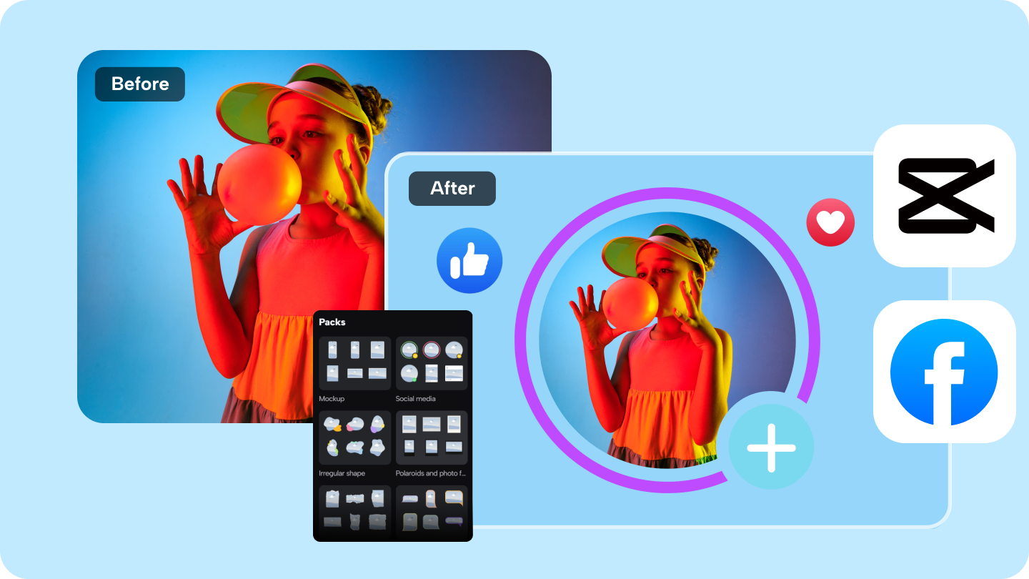 bagaimana anda membuat bingkai facebook