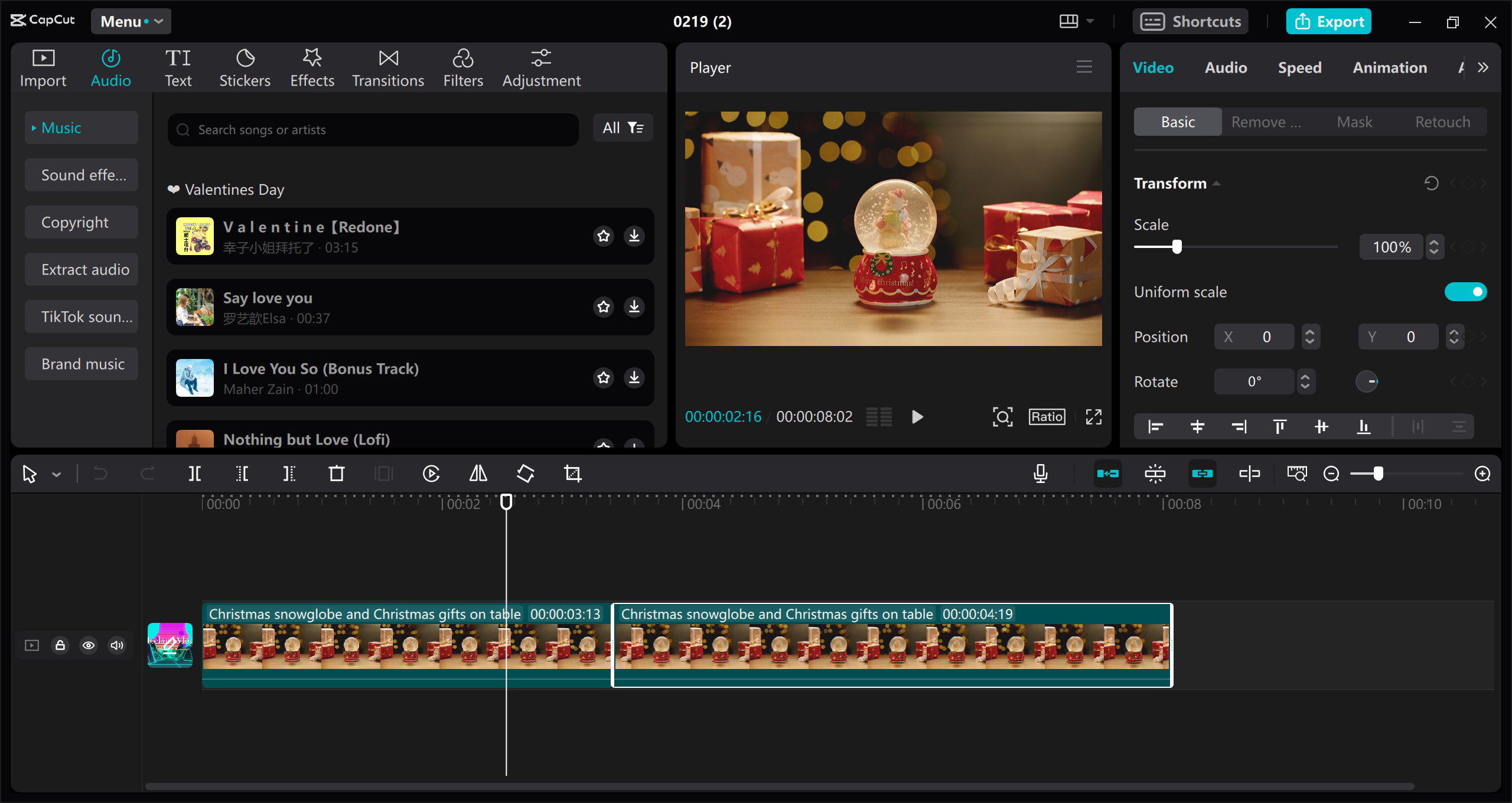 Key editing features of CapCut desktop video editor