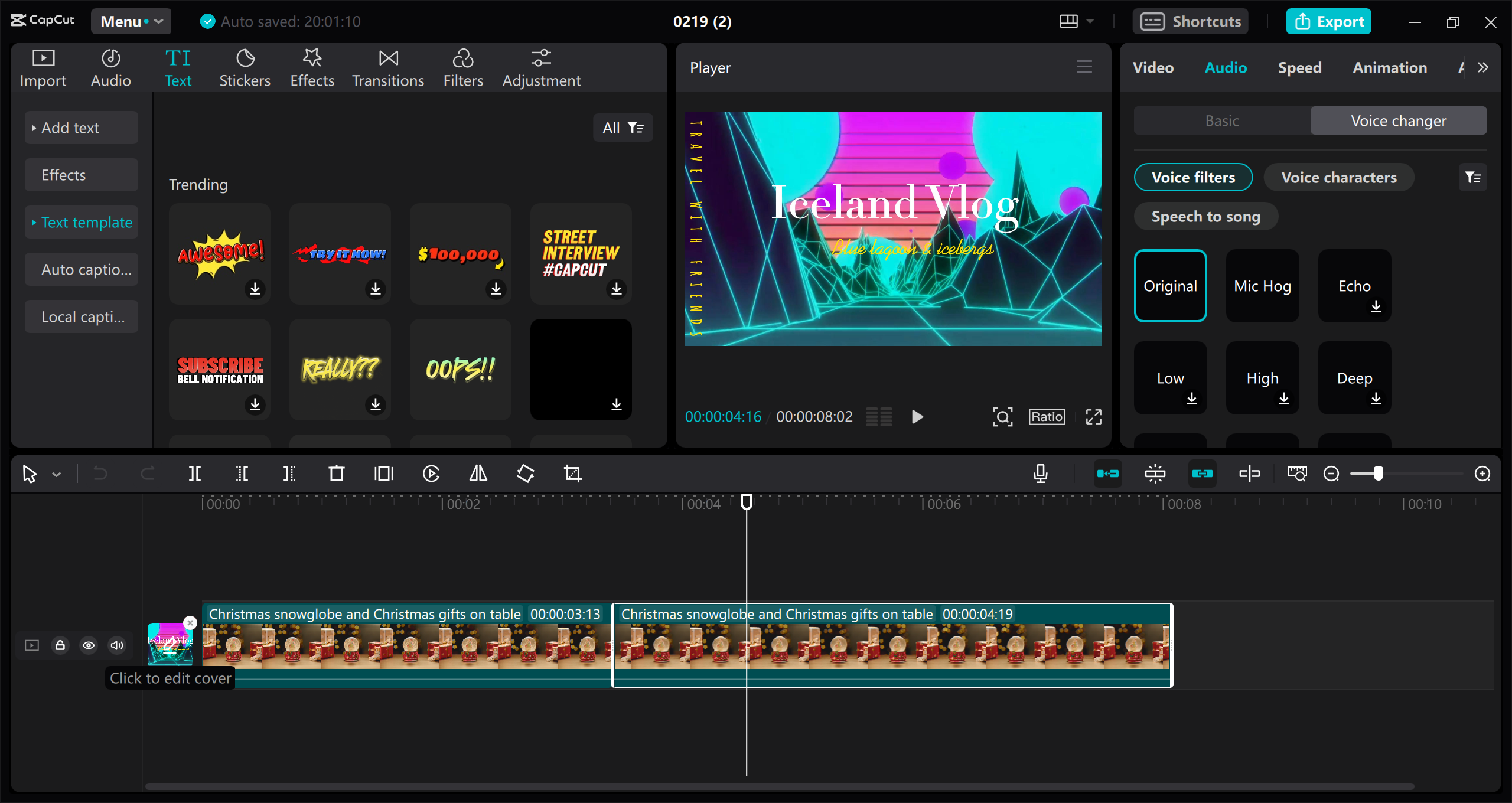 Advanced features of CapCut desktop video editor
