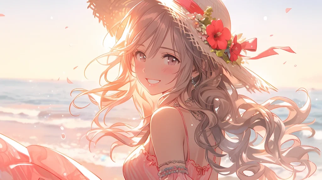 AI anime art character