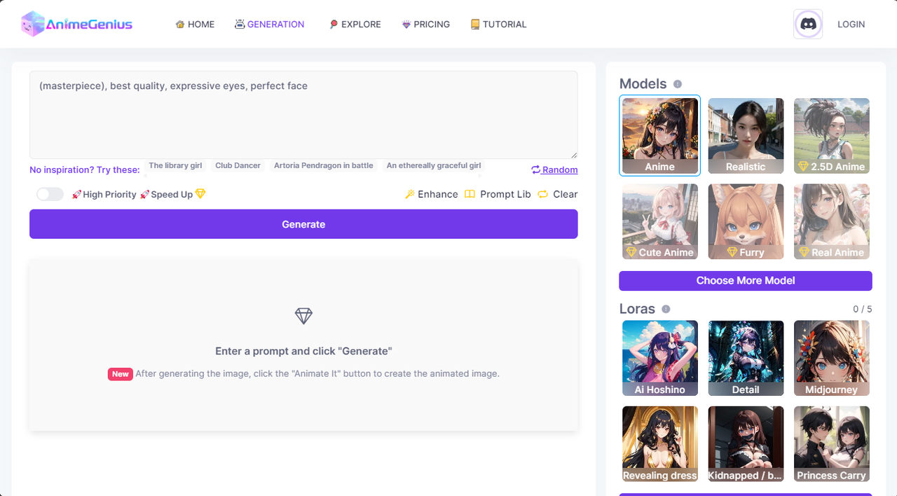Live3D Anime Generator