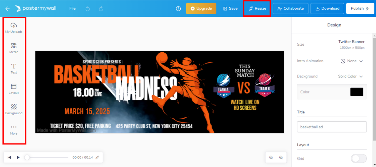 Customize your design