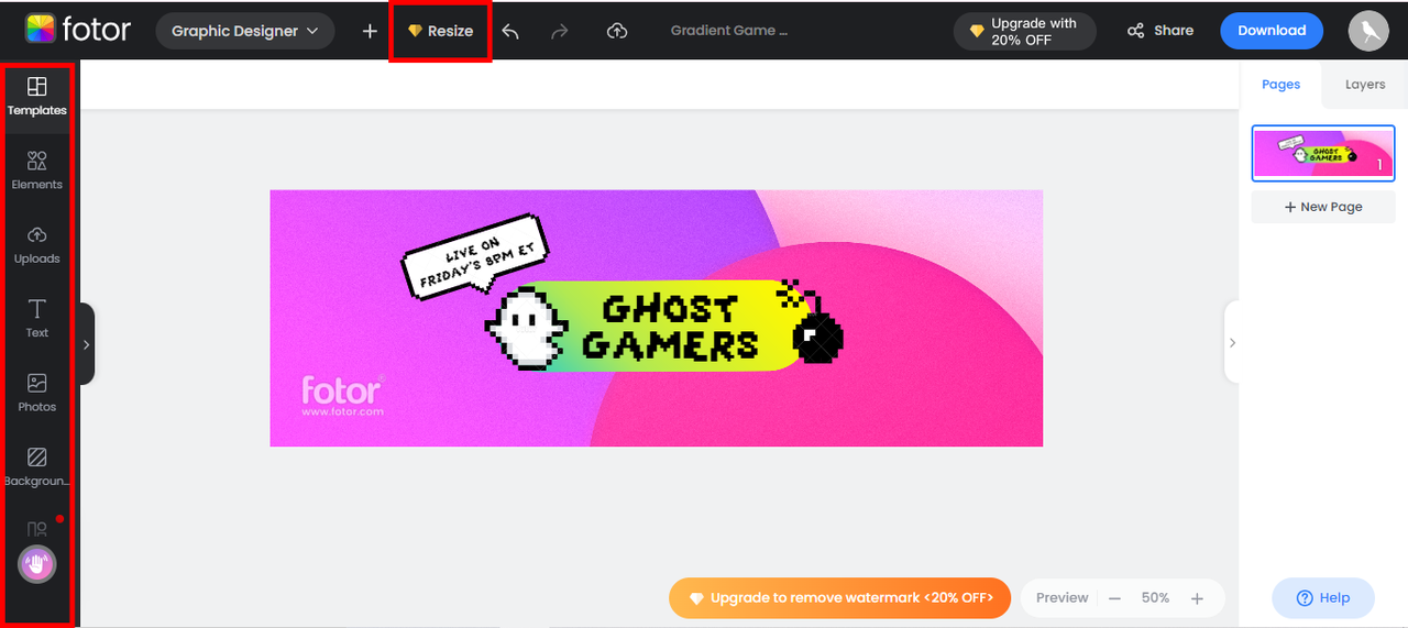 Customize your design