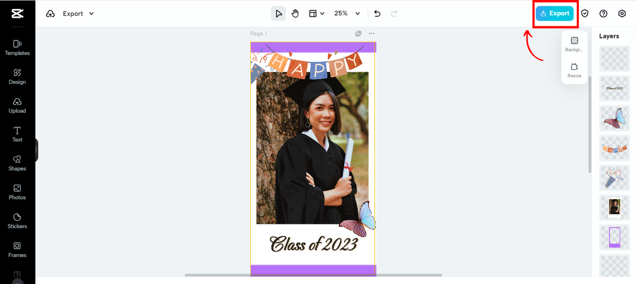Exporting Snapchat geofilter