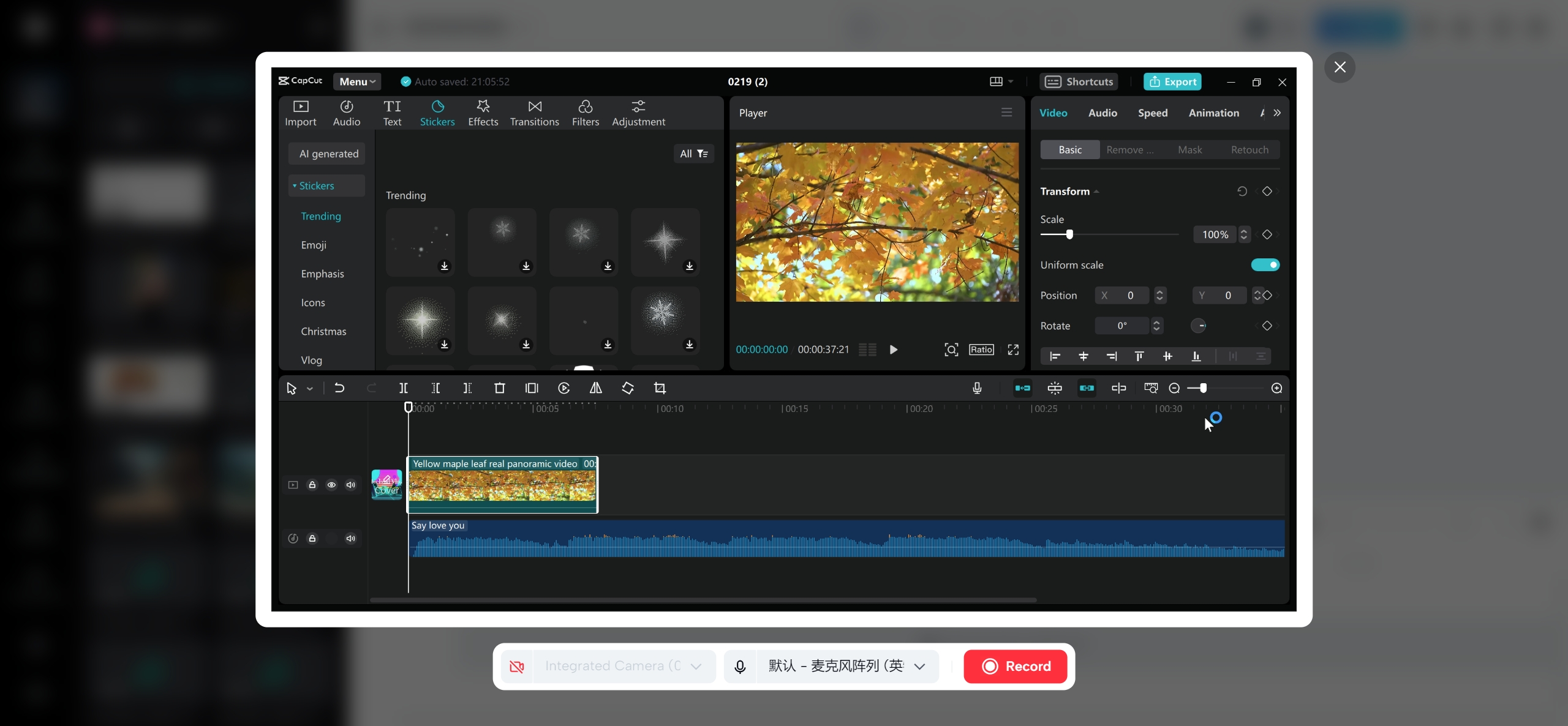 CapCut online video editor