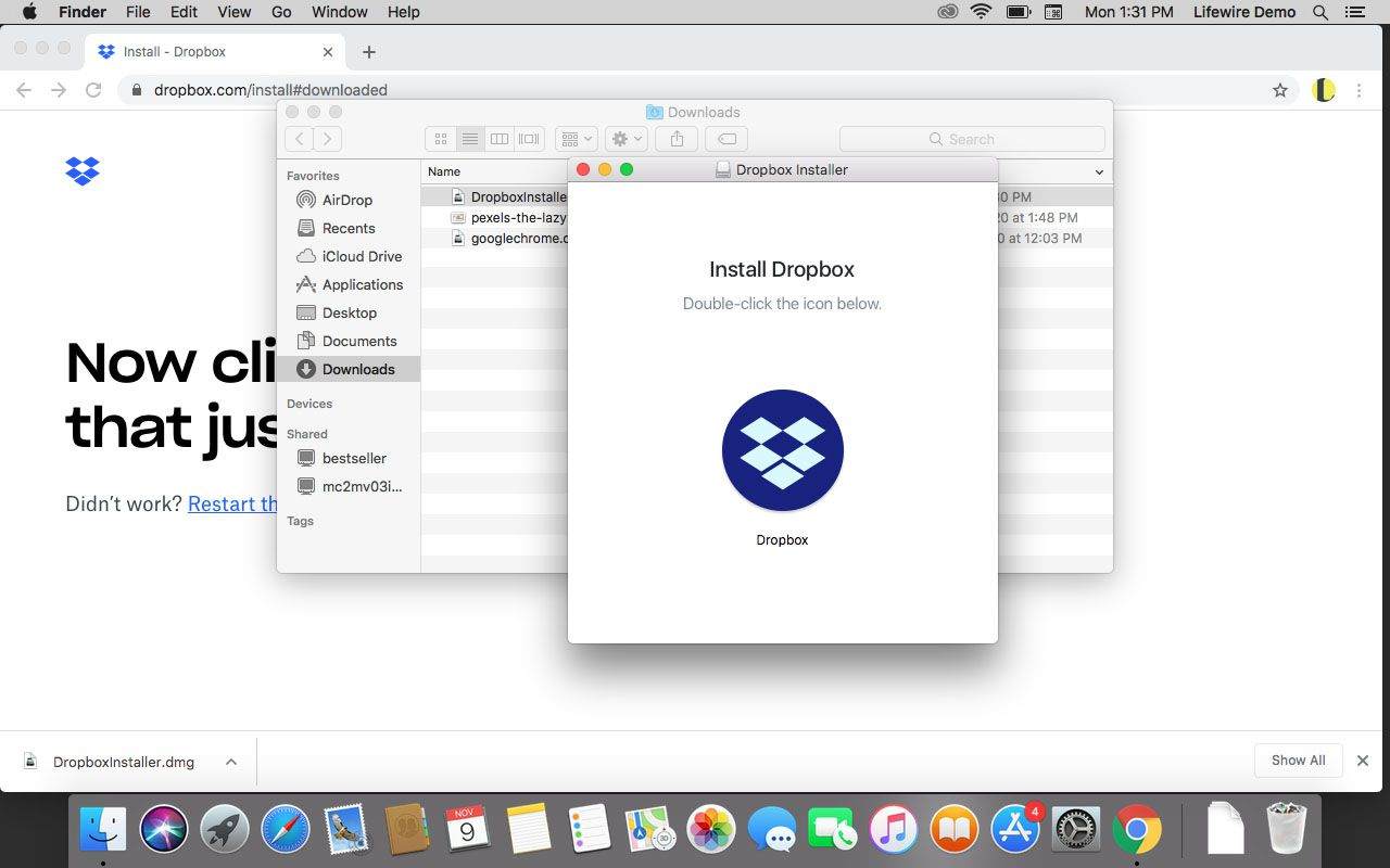 Dropbox download for Mac