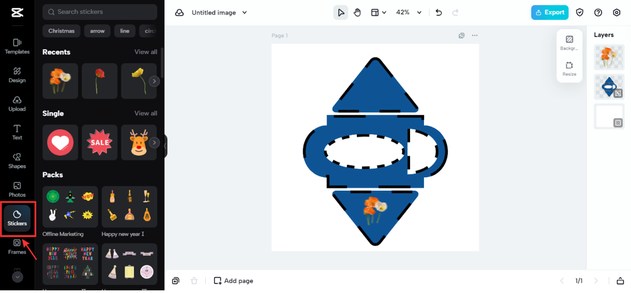 Choose different stickers