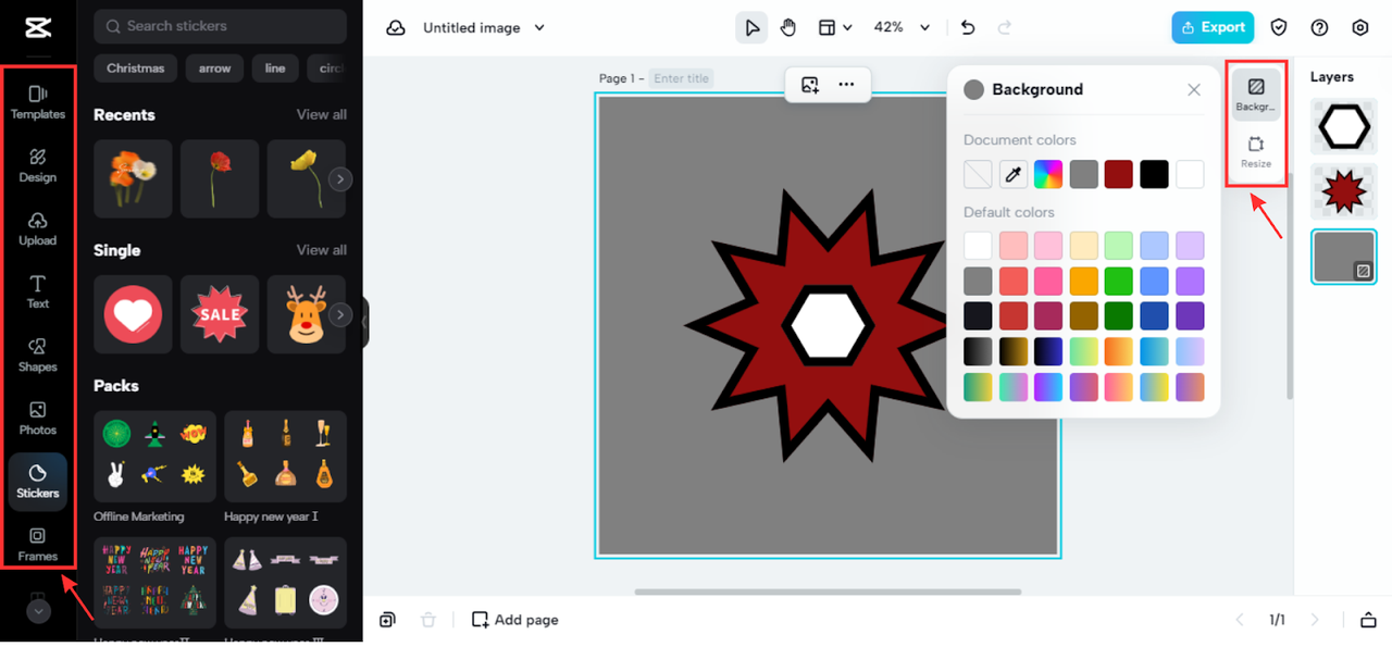Editing features at CapCut Online