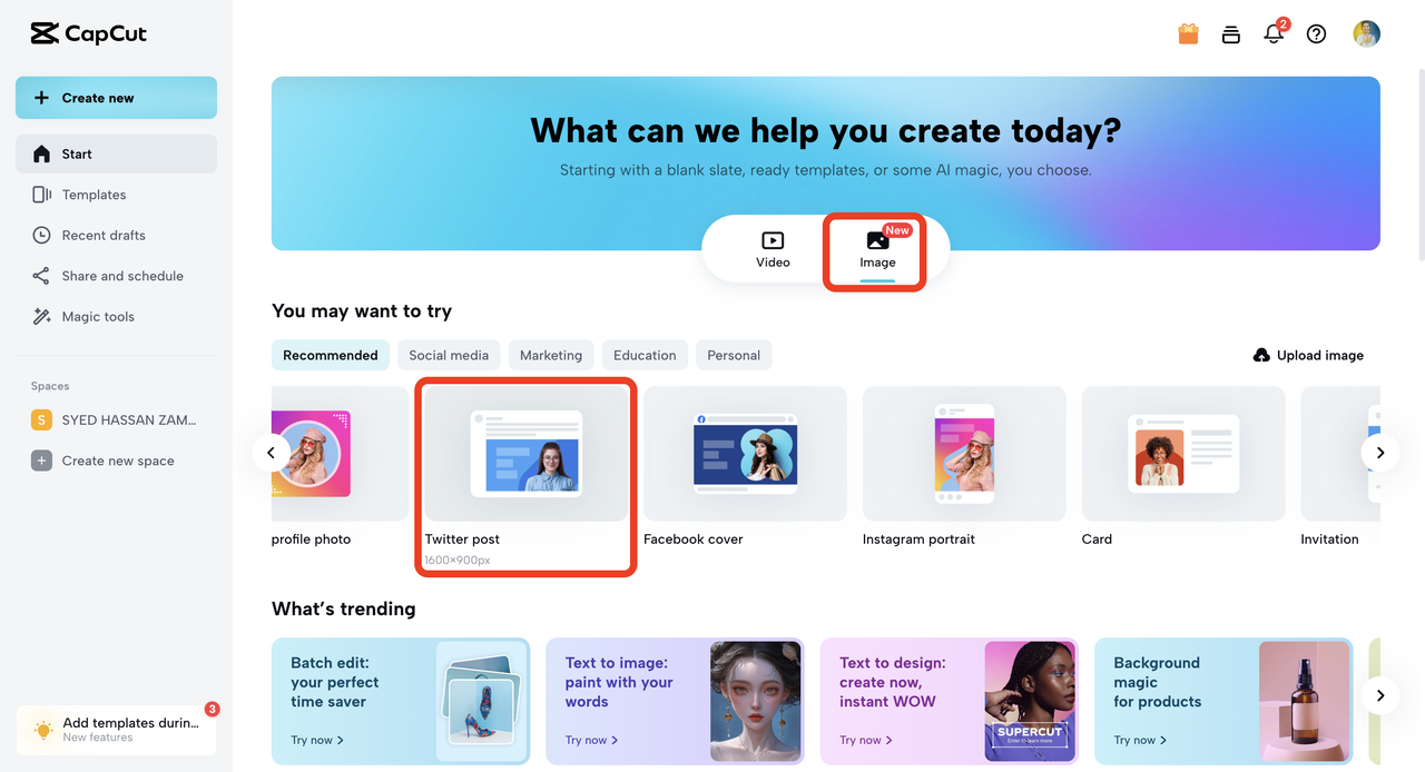 choose a twitter post