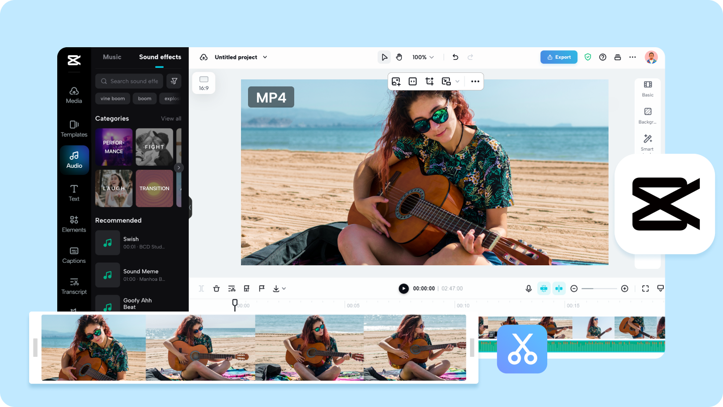 Editor Film MP4 Profesional - Edit Video dengan Fitur Lanjutan