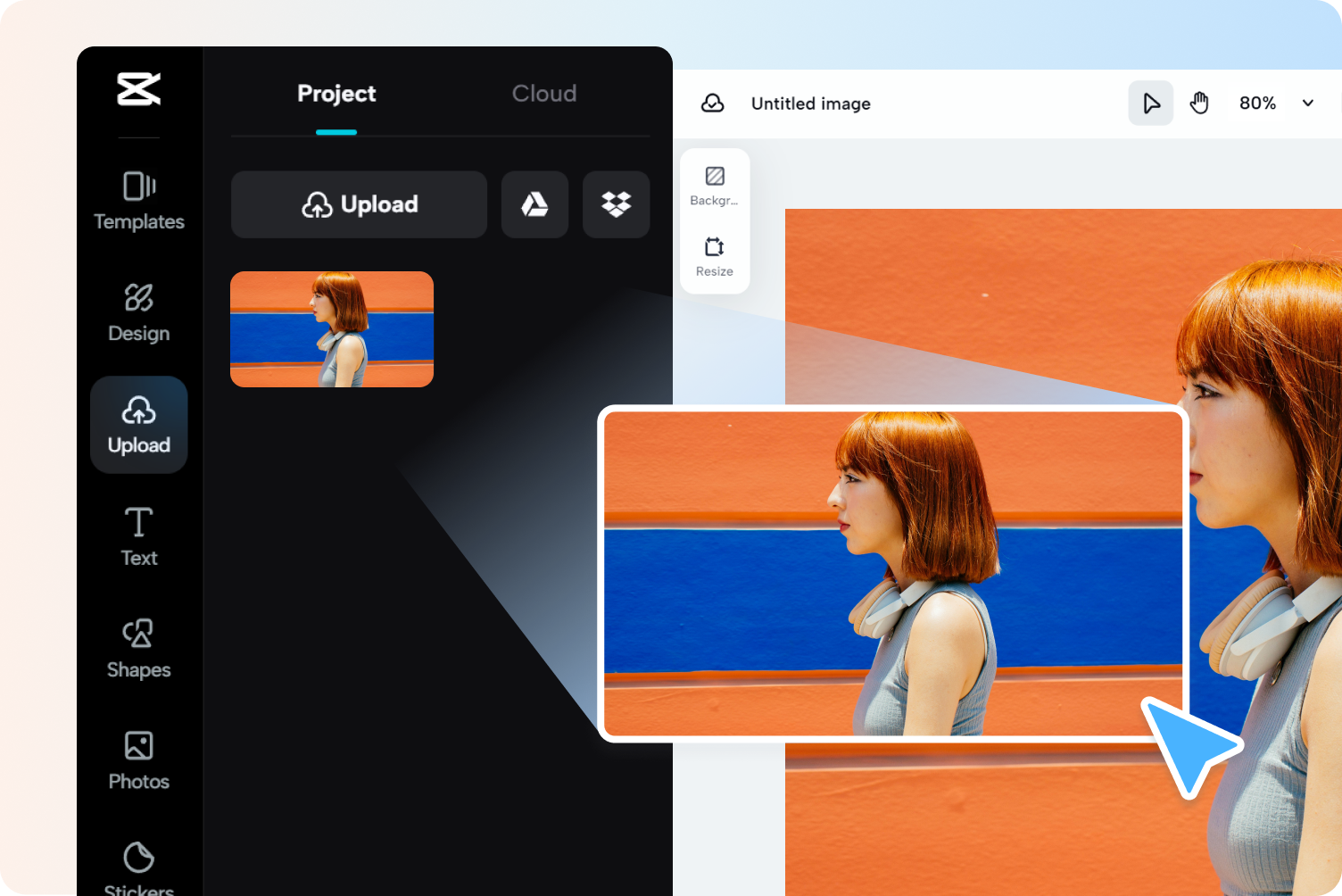1. lépés: Kép feltöltése