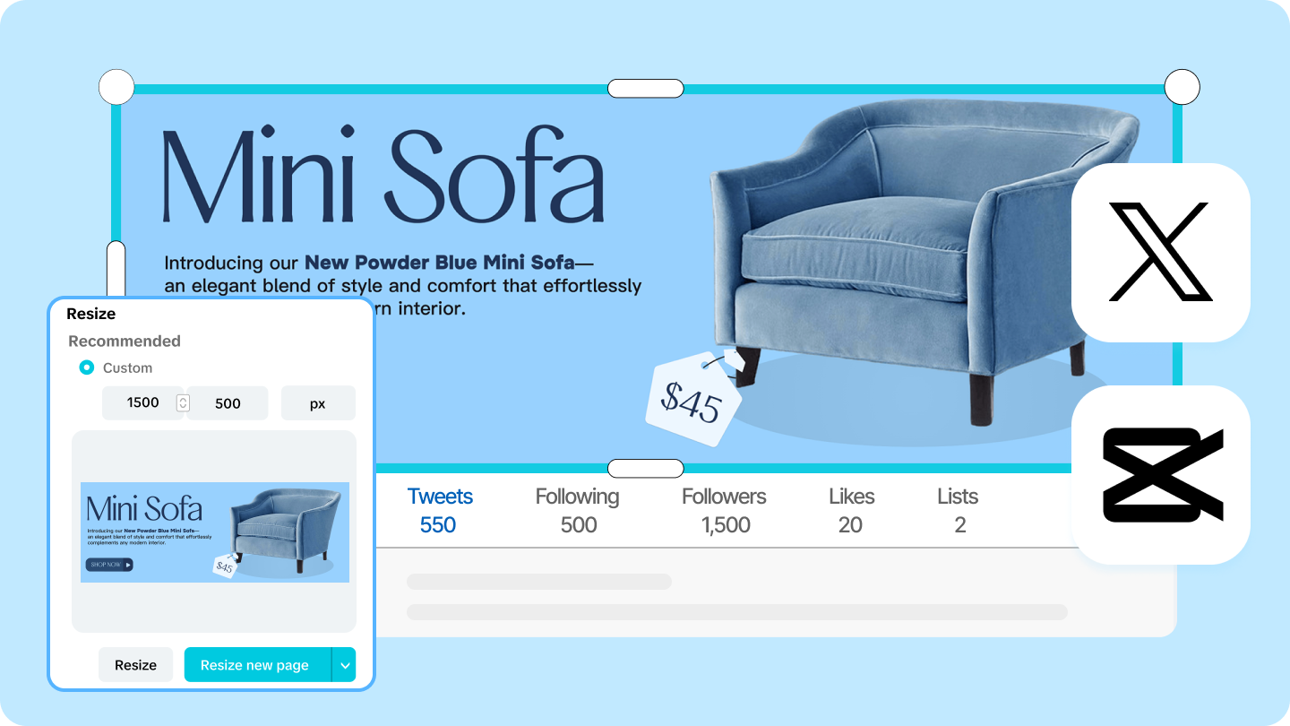 twitter afiş boyutu