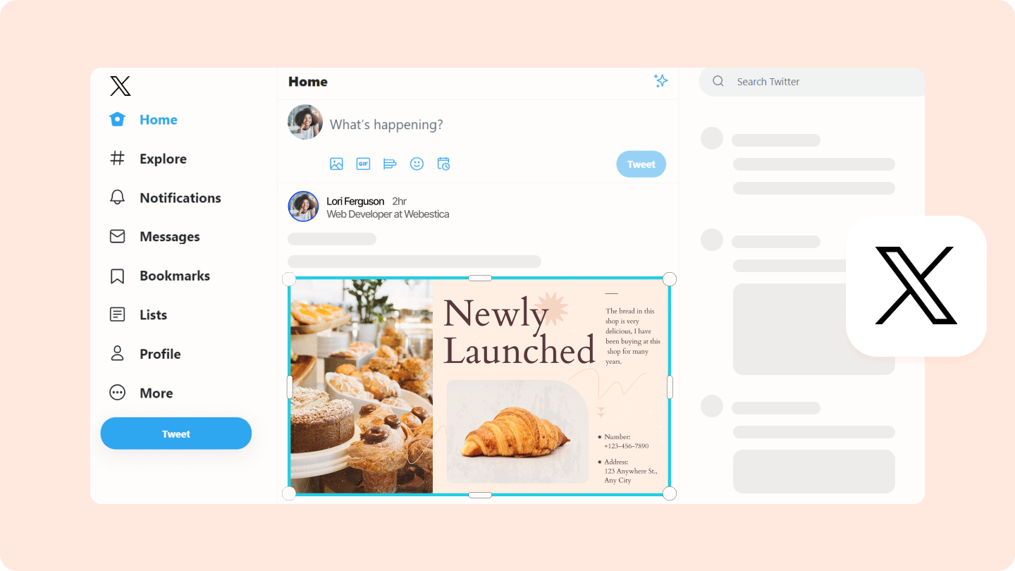 יוצר פוסט טוויטר