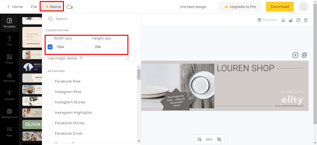 select linkedin banner size