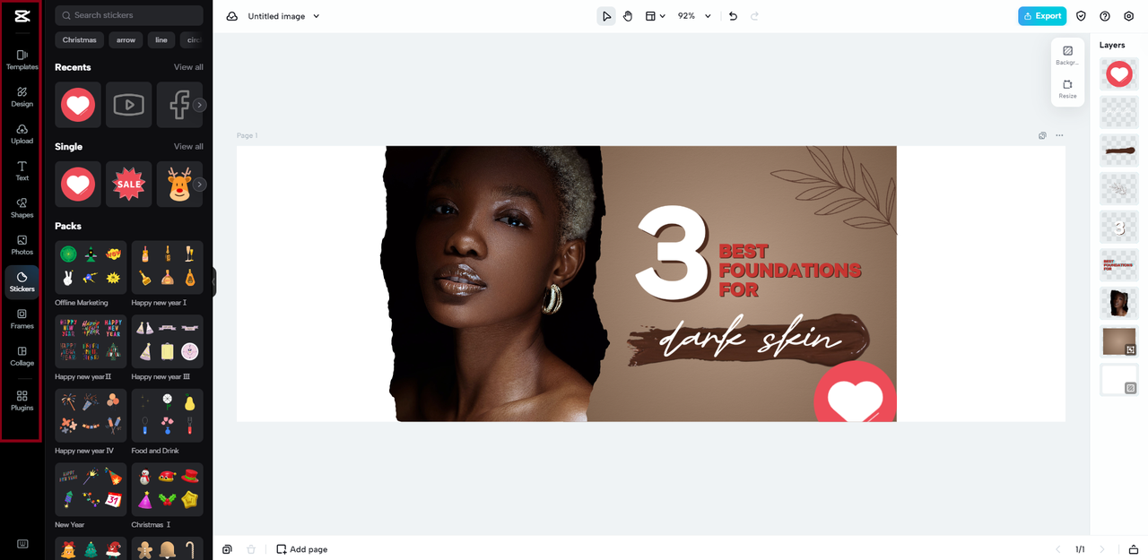 customize your header