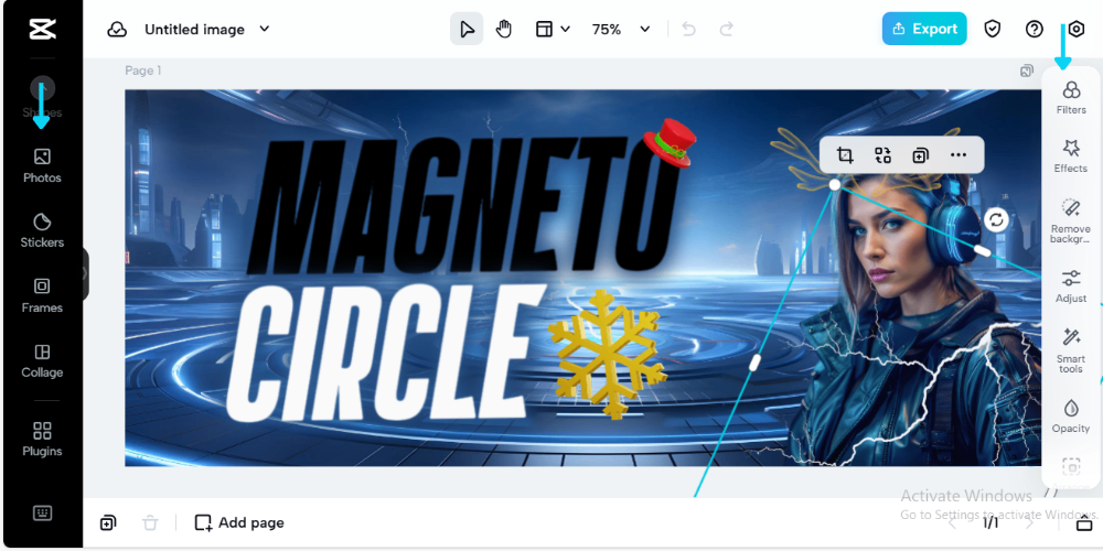 customize the template