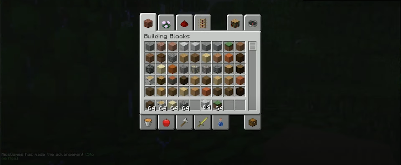 blocks in Minecraft server