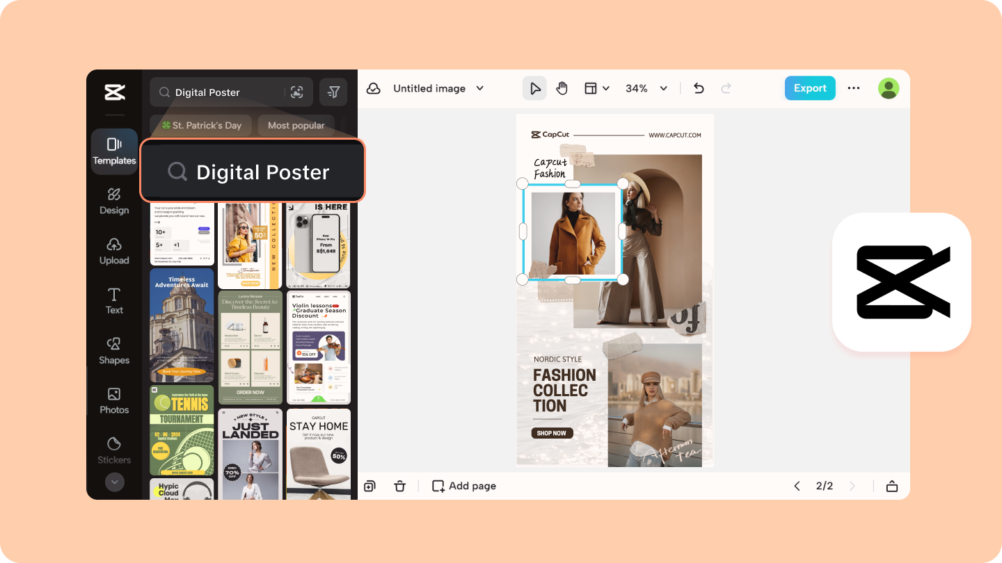 skapa en digital affisch