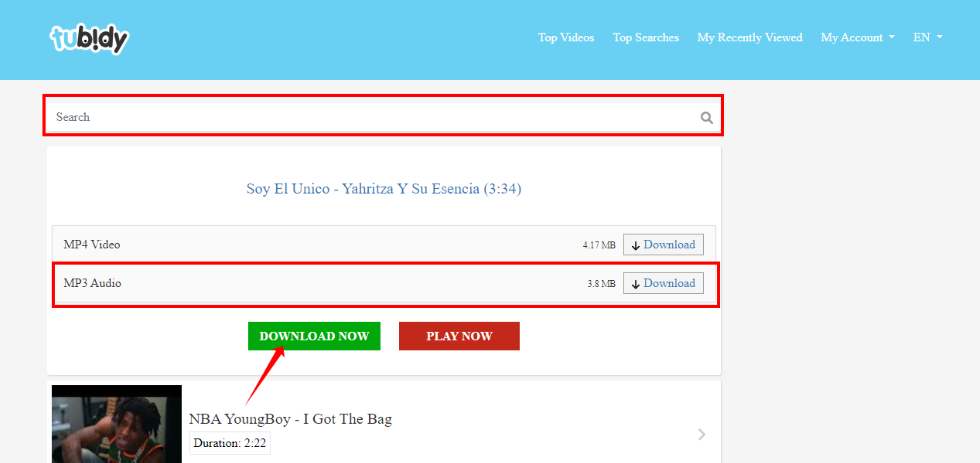 How to get Tubidy MP3 downloaded on a desktop