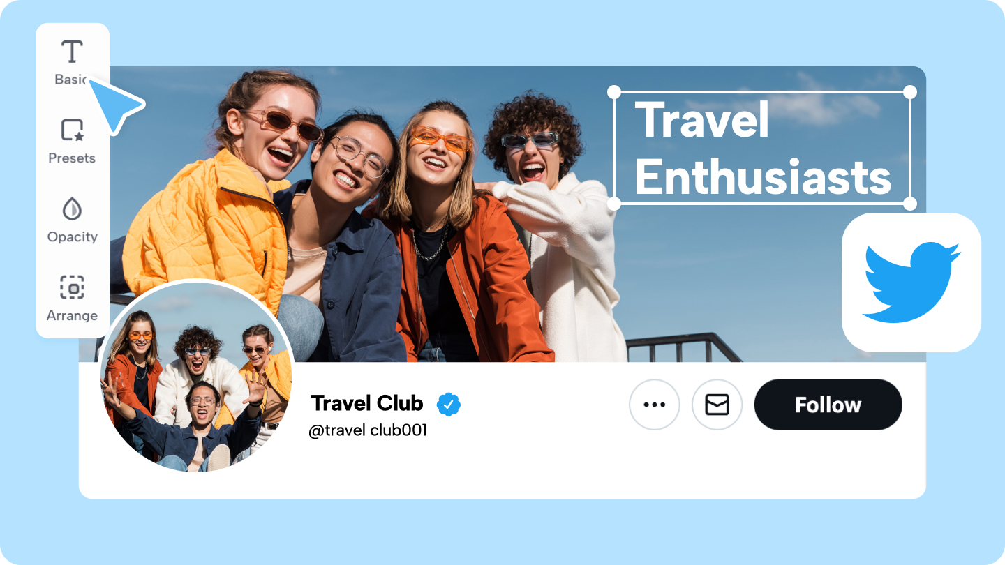 Skapare av Twitter-omslag
