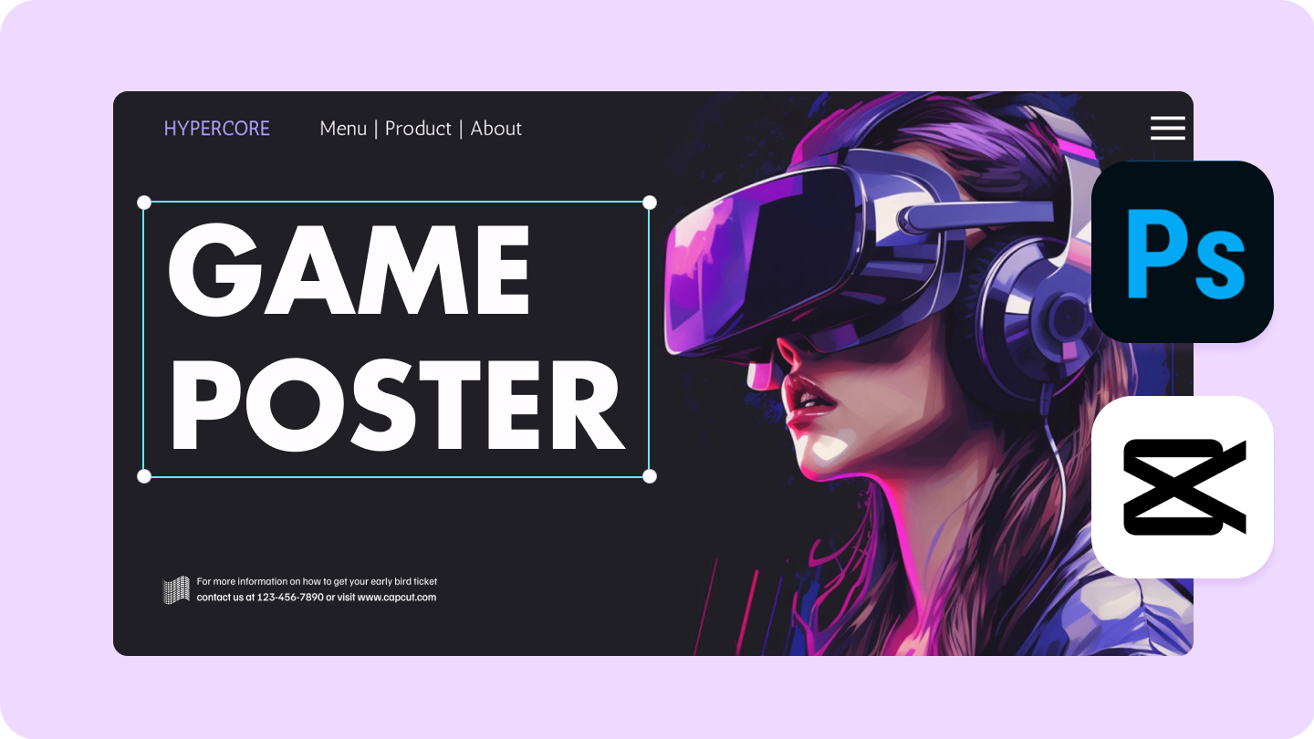 design a poster in photoshop