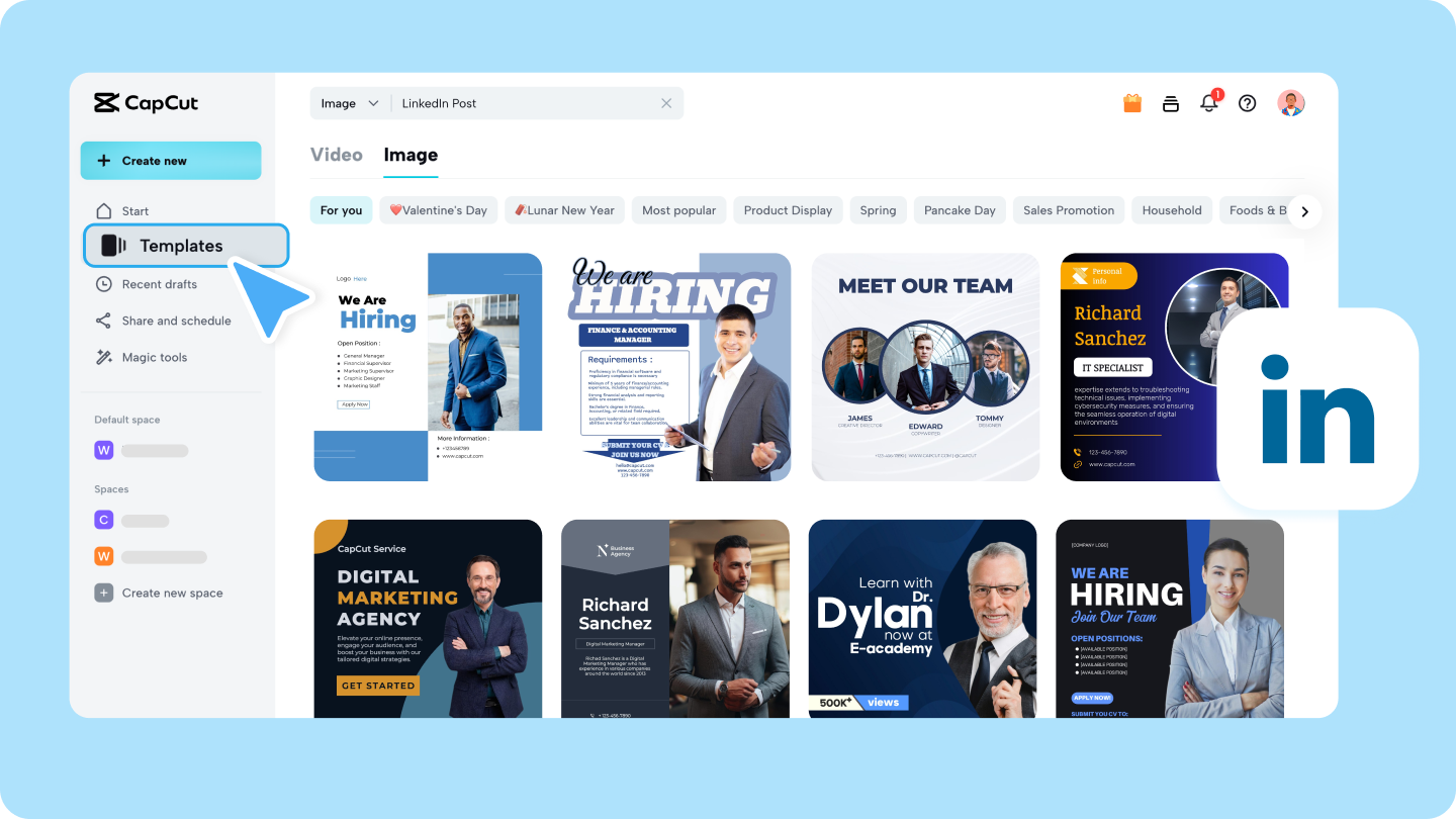 LinkedIn post template