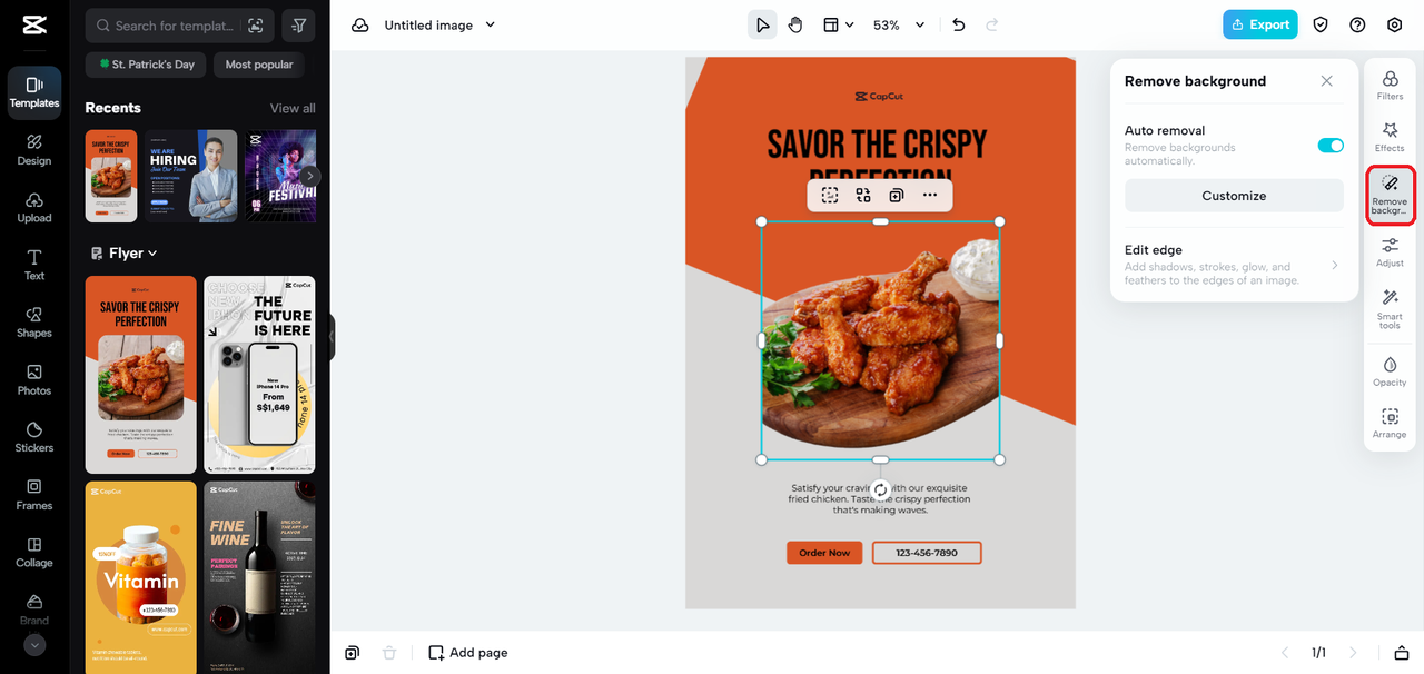 editing features of capcut